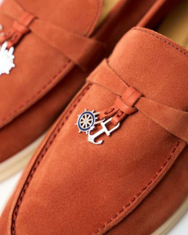 Summer Nautical Charms Walk Orange Loafers