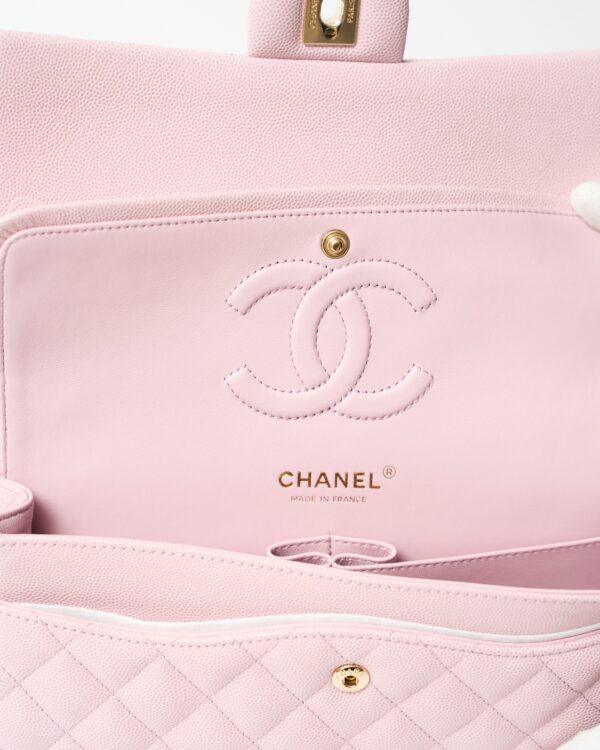 Chanel Classic Double Flap Medium Pink Caviar GHW