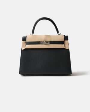 Hermès Kelly 25 Black Epsom PHW