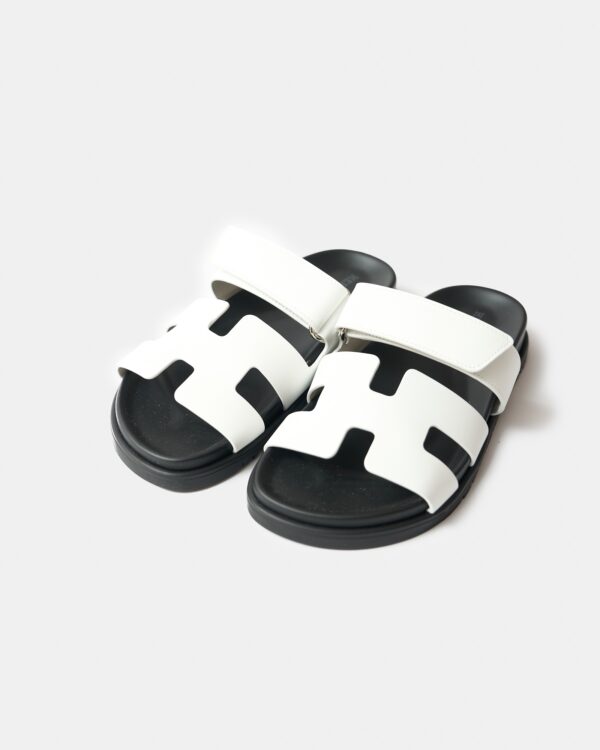 Hermès Chypre White Sandal 36.5