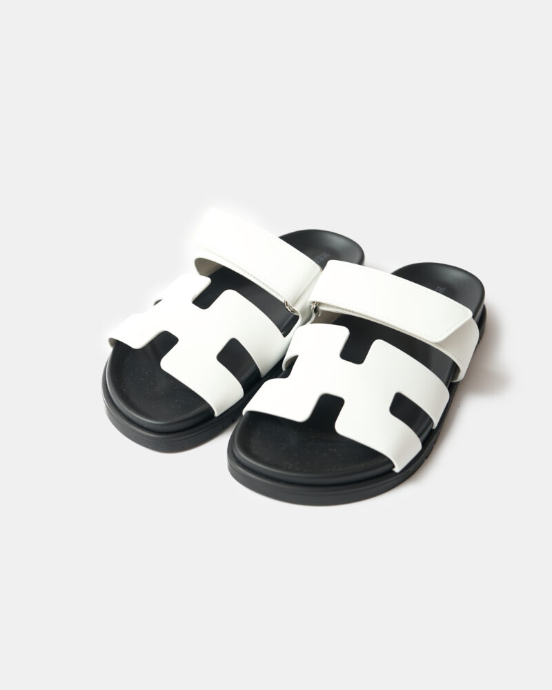Hermès Chypre White Sandal 36.5