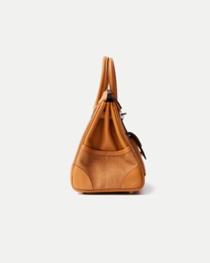 Hermès Birkin Cargo 25 Desert Sesame Canvas Swift PHW