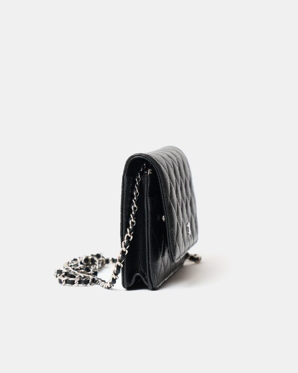 Chanel Wallet on Chain Black Caviar PHW
