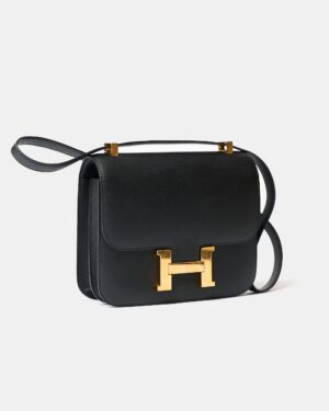 Hermès Constance 24 Black Epsom GHW