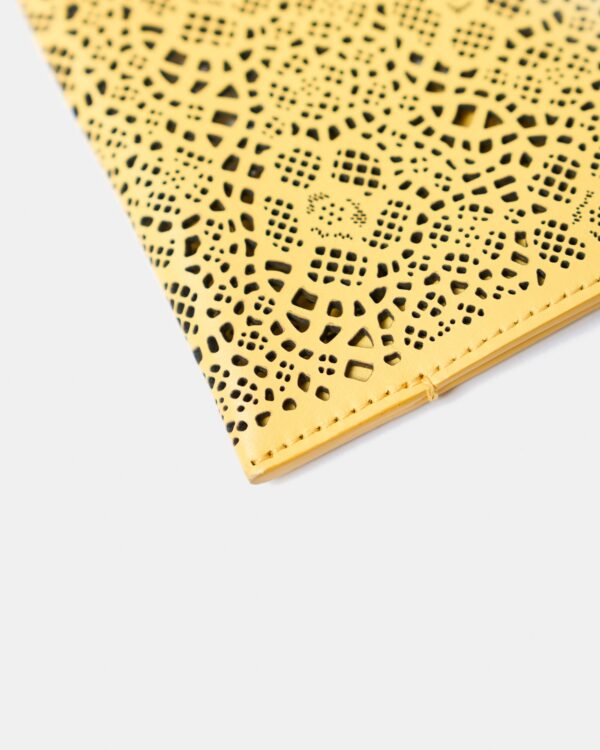 Salvatore Ferragamo Yellow Clutch - Image 4