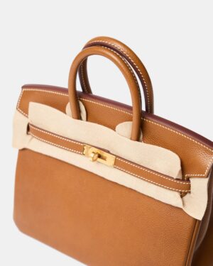 Hermès Birkin 25 Gold Barenia GHW