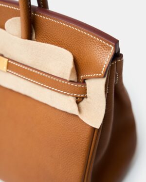 Hermès Birkin 25 Gold Barenia GHW