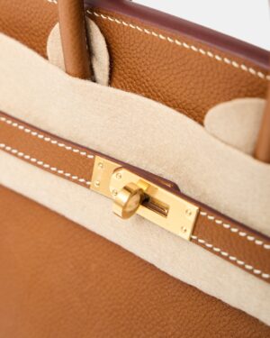 Hermès Birkin 25 Gold Barenia GHW