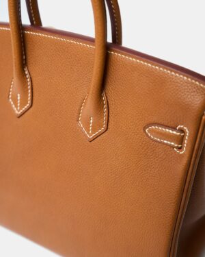 Hermès Birkin 25 Gold Barenia GHW