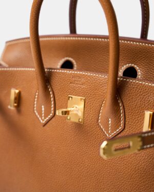 Hermès Birkin 25 Gold Barenia GHW