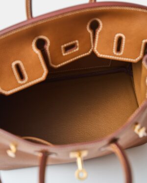 Hermès Birkin 25 Gold Barenia GHW